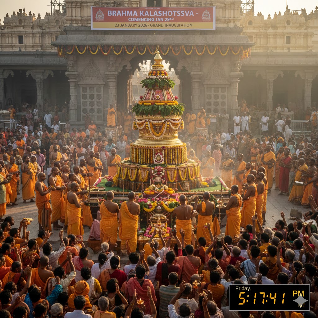 Brahma Kalashotsava program from 29th